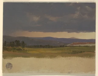 Blue Hill under Low Clouds, 1869–70