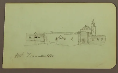 Church; Verso: Mountain Landscape, "Taluca", 1883
