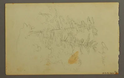 Drawing, Cloud Study, 1845