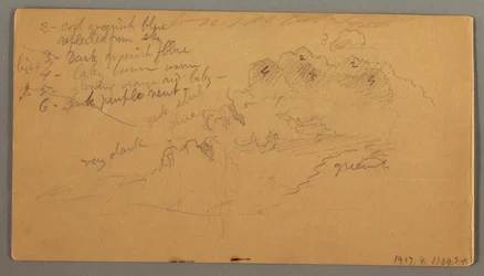 Cloud Study, Possibly 1874