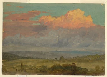 Clouds, Hudson Valley, New York, July 1866