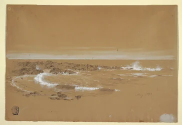 Drawing, Coastline, Grand Manan, Canada, August 1851