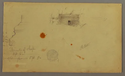 Domed House, House with Staircase, February, possibly 1868