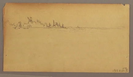 Double Rainbow over the Falls, Niagara River, possibly 1858