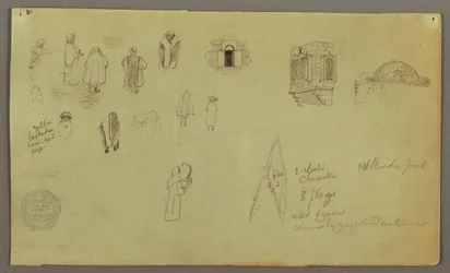 Figure Studies, Windows Flag, Possibly 1868