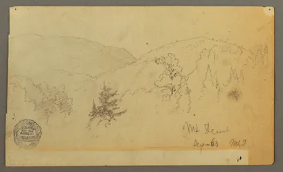 Hills with Trees, 1860