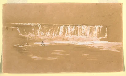 Horseshoe Fall from the North, Niagara, September 1858