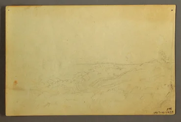 House in the Woods by a Stream, April 1845