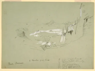 Isola Farnese in the Roman Campagna, Italy, May 1869