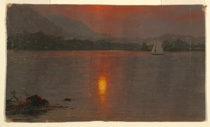 Lake Millinocket, Sunset, 1870–80