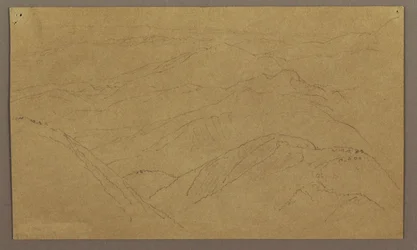 Landscape; Verso: Tree in Landscape, Sky, May–August 1865