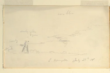 Landscape with Windmill, July 29, 1858