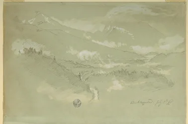 Landscapes, neighborhood of Berchtesgaden, 1868