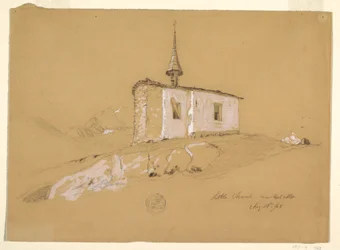 Little Church near Bel Arp, Bernese Alps, Switzerland, August 28, 1868