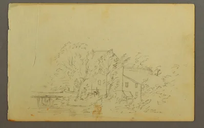 Mill Surrounded by Trees, 1845