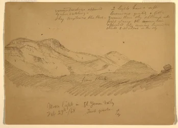 Moonlight in El Yumen Valley, Arabia, February 29, 1868