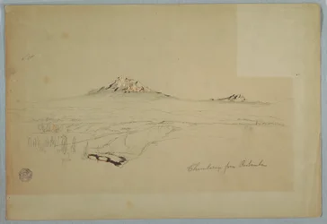 Mount Chimborazo, View from Riobamba, Ecuador, July 1857