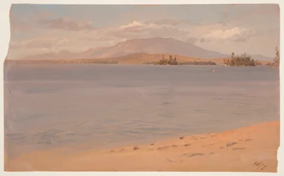 Mount Katahdin from Lake Millinocket, 1878
