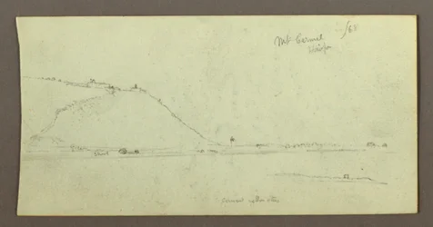 Mountain Looking Over Water, February possibly 1868