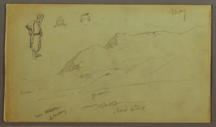 Mountain Range, Figure Studies, May possibly 1868