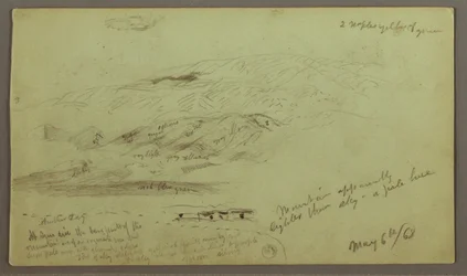 Mountainside Study, May 6, 1868