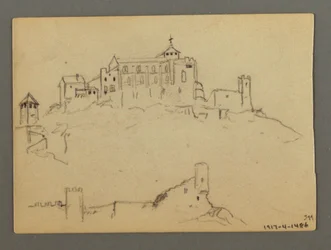 Mountainside, possibly 1868