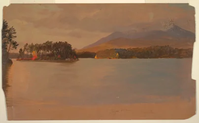 Mt. Katahdin from Togue Pond, 1878
