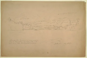 Shore of Lake and Foothills of Mount Katahdin, August 29, 1856