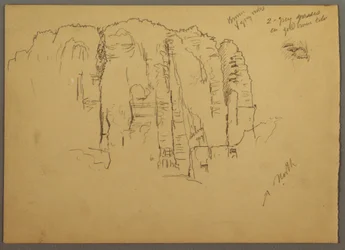 Sketches from Petra, Jordan, February 1868