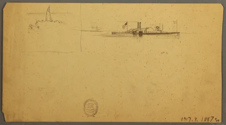 Sky Study over Ridge, June 1882