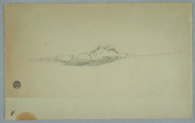 Snowy Summit of Volcano, 1850–60