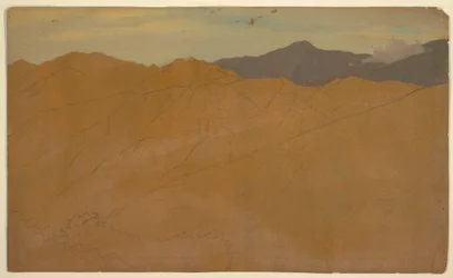 South American mountains, 1853 or 1857