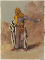 Standing Bedouin, probably February 1868