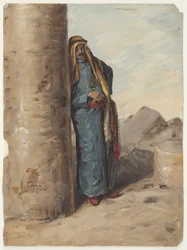 Standing bedouin, 1868