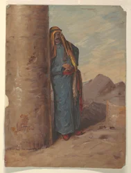 Standing bedouin, 1868