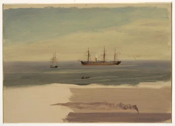 Steamship and Sailing Craft, July 1859