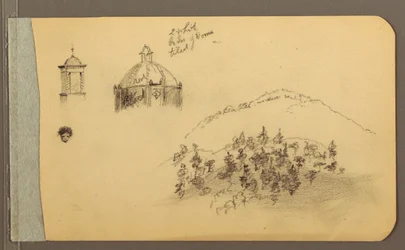 Steeple, Dome, Head, Hills, 1889