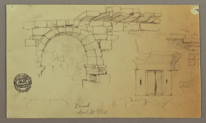 Stone Arch, Stone Base, April 27, 1868