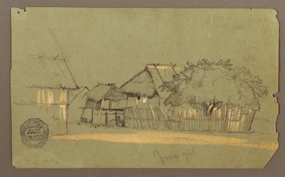 Street with Houses, Guayaquil, Ecuador, May 1857