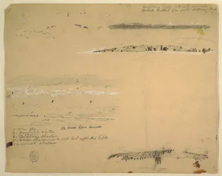 Studies of Gulls, Rocky Coast and Cloudy Sky, Great Manan, Canada, September 1851