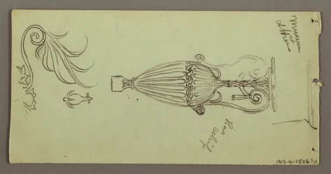 Studies of Objects from Athens Museum, possibly 1869