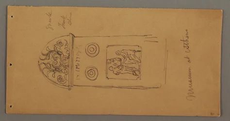 Studies of Objects from Athens Museum, possibly 1869