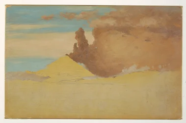 Study of Cotopaxi, Erupting, Ecuador, 1853