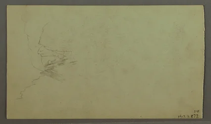 Summit Rising above Clouds, Narrow Valley, possibly 1868
