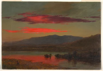 Sunset, Hudson, New York, December 25, 1873