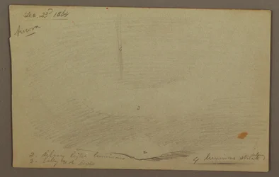 Sunset Behind Ridge (Aurora), 1864