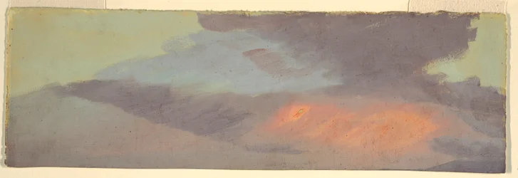 Sunset Cloud Study, ca. 1880