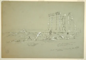 Temple with Semua [present day as-Samu] in the Distance, February 17, 1868