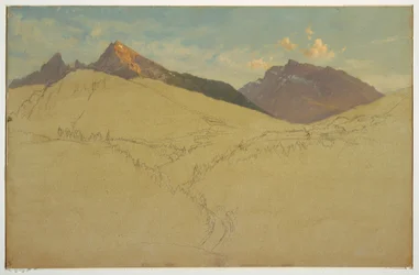 The Watzmann, near Berchtesgaden, Bavaria, June 1868
