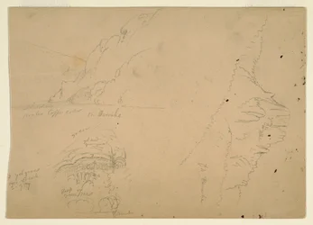 Three Sketches of Steep Mountainous Banks of the Danube, 1868